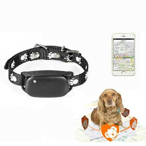 Localizador GPS especial para perros y mascotas. BDS+LBS+AGPS. Collar de 40  a 64cm de diámetro, reflectante.
