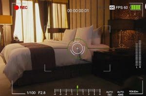 Detectar cámaras espía en un hotel